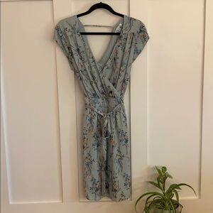 Daniel Rain floral tie wrap dress